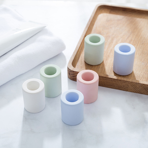Set di Quattro Portaspazzolini in Diatomite Super Assorbente ed Ecologico, <span class=keywords><strong>Design</strong></span> Moderno, Sottobicchieri per Bagno, Accessori per la Casa - Product Image 3