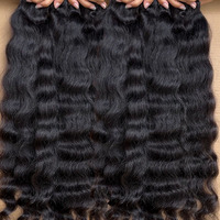 Extensions de cheveux vierges à prix d'usine en gros, cheveux cambodgiens ondulés, super double trame, mèches de cheveux humains pour les entreprises de coiffure