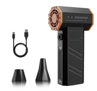 Ventilateur portable mini turbo sans fil, batterie 4000 mAh, souffleur d'air comprimé industriel, moteur sans balais 100 000 tr/min, 250 mph