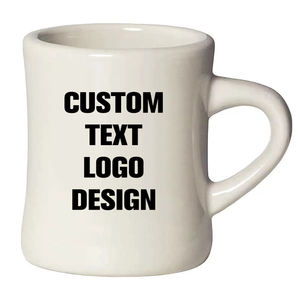 Meilleur prix pour tasse à café en céramique marron en forme de cloche, imprimée à l'aquarelle, personnalisée, de style américain - Product Image 1