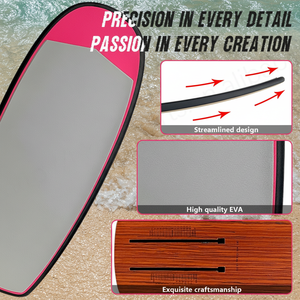 Tabla de Paddle Sup de Fibra de Carbono, Ligero, 105x44cm, Apto para Surfear Hidroala, Bomba de Bombeo para Juegos de Agua, Novedad - Product Image 1