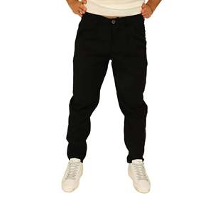 Pantalon pour homme Hyps Lucca 13 Noir Coupe classique Vêtement décontracté - Product Image 1