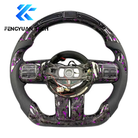 Volante Personalizado de Fibra de Carbono Real para Jeep Wrangler JK JL Grand Cherokee SRT8 WK2 2011-2017, Mejora Interior Deportiva en Cuero