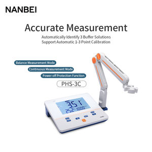 NANBEI PH300F प्रयोगशाला जल उपचार benchtop पीएच तापमान मीटर - Product Image 4