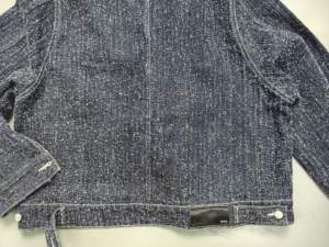 OEM Customized Men's <strong>Sequined</strong> Denim <strong>Jacket</strong> Zipper Short Streetwear Vintage Print Eco-Friendly Waterproof Windproof Winter - Product Image 2