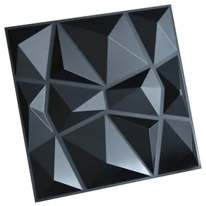 New Arrivals black exterior 3d panel shower wall