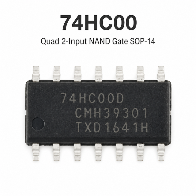 74HC00 NAND Gate Logic IC SOIC-14 for Digital Control Circuit