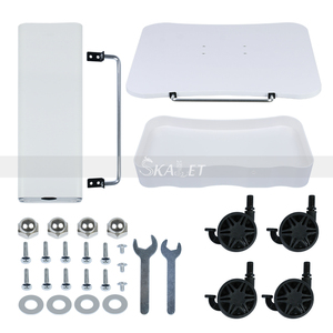 Nuovo Design Portatile in Metallo Bianco Viso Cosmetologia Spa Salone di Bellezza di Rotolamento Del Carrello con Cassetti - Product Image 4