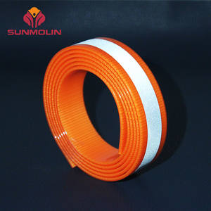 Kalung dan Tali Anjing Reflektif Khusus Mudah Dibersihkan Tahan Air Berlapis PVC <span class=keywords><strong>TPU</strong></span> Anyaman Nilon Lebar 25 mm - Product Image 3