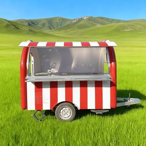 Remorques entièrement équipées aux normes américaines pour la vente rapide de jus, chariots de restauration mobiles, chariots à snacks - Product Image 4