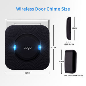 Alarme de porte sans fil Daytech avec 5 volumes réglables, indication lumineuse de visiteur et fonction de mémoire en cas de panne de courant - Product Image 2