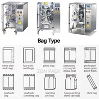 Automatische multihead weger vffs verpakkingsmachine droog fruit en gemengde noten vulmachine