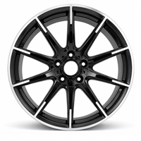 Jantes de voiture sport en alliage d'aluminium monobloc de haute qualité AL, finition Hyper Black, 17 pouces, 5*112, pour Mercedes, pour Mercedes Benz