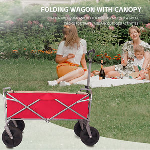 Factory Directly Wholesale <b>collapsible</b> folding <b>wagon</b> outdoor beach trolley camping folding <b>wagon</b> - Product Image 6