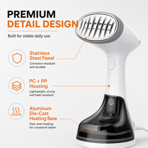 Défroisseur Vapeur Portable Électrique Pliable 1500W à Chauffage Rapide en 15 Secondes, Anti-Brûlure à Sec, pour Maison, Voiture, Hôtel - Product Image 3