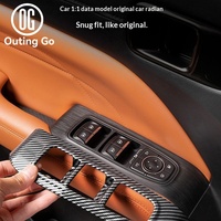Kit complet de garnitures intérieures en fibre de carbone pour Haval H9 : console centrale, aérateurs, panneau de levier de vitesse, porte-gobelets et accessoires