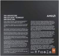 Processeur de bureau gaming 8 cœurs 16 threads pour AMD Ryzen 7 7800X3D, autre socket, 3 Mo de cache L3, 3,4 GHz, 64 bits, technologie de virtualisation