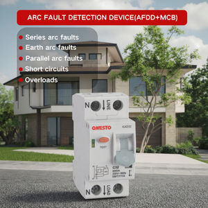 Dispositif de détection de défaut d'arc Onesto intégré à la fonction MCB Disjoncteur électrique 1P + N AFCI <span class=keywords><strong>AFDD</strong></span> 6A 10A <span class=keywords><strong>16A</strong></span> 20A 25A 32A - Product Image 2