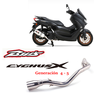 Punta de Escape Universal para <span class=keywords><strong>Moto</strong></span> Yamaha Zuma Cygnus X Smax BWS 125 BWS Cygnus-X 125 <span class=keywords><strong>R125</strong></span> 150 Silenciador de Escape para Motocicleta - Product Image 1