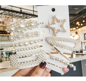 Ensemble d'épingles à cheveux de 39 styles pour femmes et filles Accessoires pour cheveux Ensemble de pinces à cheveux en perles et strass Barrettes épingle à cheveux - Product Image 3