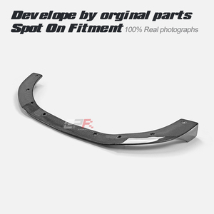 สำหรับเมอร์เซเดสเบนซ์ ปี 2018-2022 W222 S-Class S65 M Type ลิ้นหน้าคาร์บอนไฟเบอร์ - Product Image 6