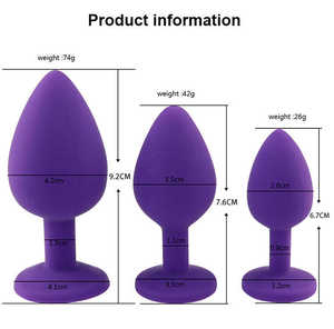 الشركة المصنعة المورد منتجات الكبار المخصصة النساء مثير اللعب السيليكون المكونات الشرج يمكن ارتداؤها - Product Image 3
