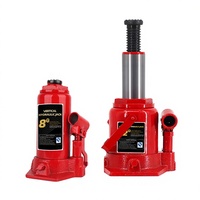 Gato hidráulico de botella de alta resistencia de acero con tornillo ajustable, cabeza antideslizante y cuña forjada, apto para temperaturas de -40 a 45 grados. ° Gato elevador para vehículos tipo C