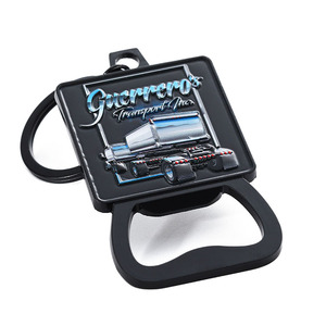 Nuevo llavero de abrebotellas de sublimación 3D personalizado, abridor de cerveza de coche mate negro, llaveros, regalo Vip promocional - Product Image 1