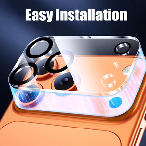 Kim Cương Đại Bàng Mắt Máy Ảnh Ống Kính Bảo Vệ Cho <span class=keywords><strong>Iphone</strong></span> 17 Pro Max/17 Không Khí Lụa In Acrylic Máy Ảnh Ống Kính Bảo Vệ Với Cài Đặt Khay - Product Image 6