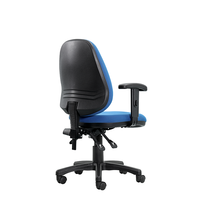 Fauteuil de bureau ergonomique moderne en tissu avec roulettes en nylon, faible MOQ