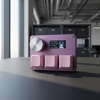 Clavier mécanique mini SayoDevice O3C USB-C rétroéclairé RGB avec bouton programmable, activation rapide, prise en charge des raccourcis et des macros