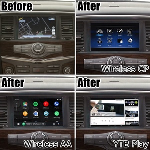 Wireless <span class=keywords><strong>CP</strong></span> AA android navigation box per Nissan Patrol / Armada 2011-2017 con interfaccia YTB netfli video play store - Product Image 2
