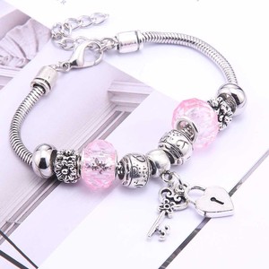 Wholesale Crystal Cut Glass Bead <b>Bracelets</b>, Diamond Accent Charm Bangle, Fashion Hand Jewelry Ornaments for Women Ladies Daily P - Product Image 3