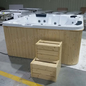 Tubo caliente al aire libre Spa bañeras SAA WM acrílico <span class=keywords><strong>jacuzzi</strong></span> para la venta <span class=keywords><strong>barato</strong></span> al aire libre spa jacuzzis 5 personas Plug and Play Balboa control - Product Image 2