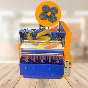 Fábrica Vendas Diretas Metal Wire Scourer Knitting Machine Esponja De Esponja De Esponja De Aço Inoxidável Que Faz A Máquina