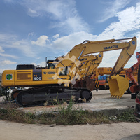 Excavatrice hydraulique d'occasion KOMATSU PC400-7 pour le développement terrestre, 41 tonnes, PC450-7, PC400LC-7, PC360-7, fournisseur de machines de construction
