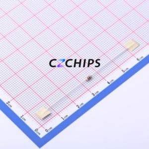 Résistance traversante CR1/8W-910ohm 5%-ST52, composant traversant (THT), D2.3xL3.7mm, film carbone 910Ohm 5% 200V - Product Image 1