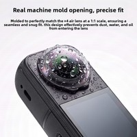 Aksesori Lensa Pelindung Kaca/PC Anti Gores yang Dapat Diputar, Kompatibel dengan Kamera Aksi Panorama Insta360 X4 Air
