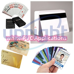 Thẳng đứng PVC thẻ phun chất liệu tráng lớp phủ 300mic PVC in kỹ thuật số tấm - Product Image 4