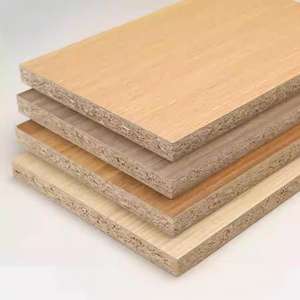 Buona qualità <span class=keywords><strong>E0</strong></span> grado pellet di legno flat pack pannello di particelle per mobili armadi - Product Image 3