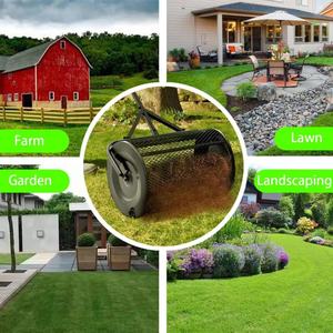 Venta caliente T-Handle Easy-Spread Compost Spreader Topsoil & Fertilizer Spreader para Amazon Descuento en Aireadores de Compost - Product Image 4