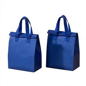 Sac d'emballage thermique jetable personnalisé en non-tissé laminé aluminium pour barbecue, imprimé sérigraphié, avec bandoulière - Product Image 5