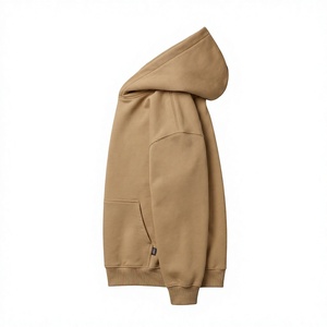 wholesale Custom <b>Men</b> <b>Black</b> Hooded Sweatshirt <b>Fleece</b> Solid Color Pocket Front Casual Regular Fit Autumn Wear - Product Image 4
