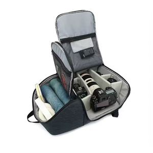 Free Sample Custom style <b>Heavy</b> <b>Duty</b> Waterproof Polyester Custom Travel <b>Backpack</b> Unisex Camera Bag - Product Image 5