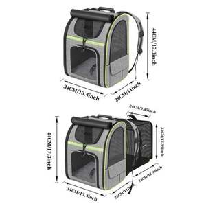 Durable Expandable Pet Dog Weekender Backpack Breathable Portable Bag Pet <b>Cat</b> Dog Legs Out Front Backpack <b>Cages</b> Carrier Travel - Product Image 2