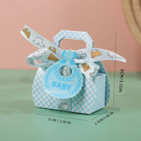 Vente en gros personnalisée, très demandée, pochettes cadeaux pour enfants en papier kraft recyclable, avec poignée, pour baby shower, souvenirs de fête, gaufrés