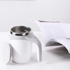 Venta al por mayor de fábrica: Taza mezcladora automática de acero inoxidable de grado alimenticio, utensilios inteligentes para mezclar café. - Product Image 3