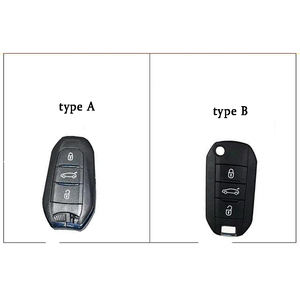 Étui à clés de voiture en alliage de zinc Style de sac à clés pour <span class=keywords><strong>peugeot</strong></span> <span class=keywords><strong>5008</strong></span> 2017 2018 2019 2020 <span class=keywords><strong>2021</strong></span> 2022 2023 2024 2025 2026 accessoire de coque de clé - Product Image 3