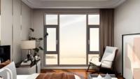 Rotura térmica ultra silenciosa Ventana de apertura exterior de aluminio Frecuencia completa Insonorizada Eficiencia energética Anti-tormenta Baño Villa