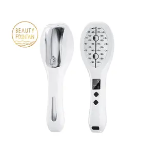 Scalp Applicator Massage Red Light Therapy EMS Anti Hair Loss Vibration Atomized Steam Hair Comb Electric Hair Oil Applicator